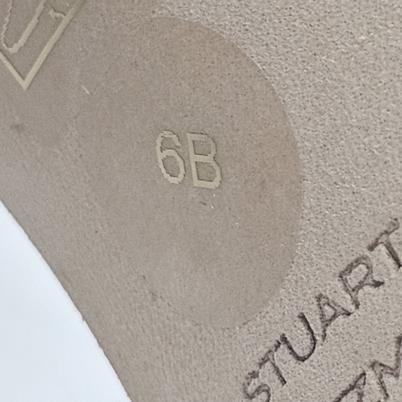 Stuart Weitzman Dayna White Platform Sandals Size 6B - Picture 6 of 12